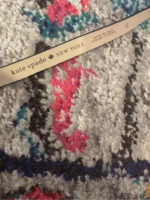 Kate Spade pink bow leather belt S - Image 8