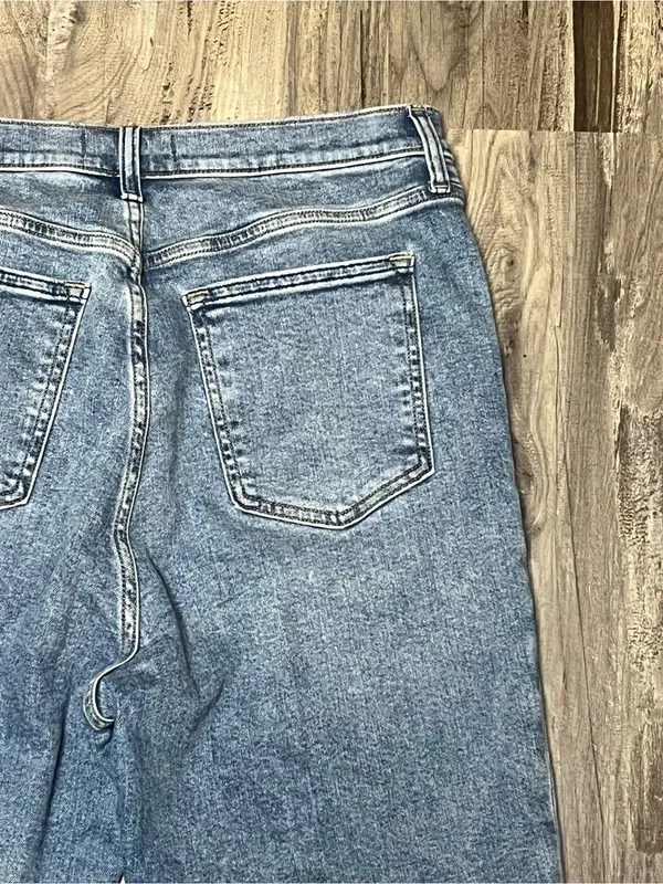 Abercrombie & Fitch Asymmetric Crossover High Rise Super Skinny Jeans 32 14R - Image 6
