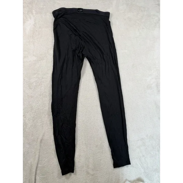 Icebreaker Merino 200 Base Size M Leggings Thermal Pants Black Base Layer - Image 5