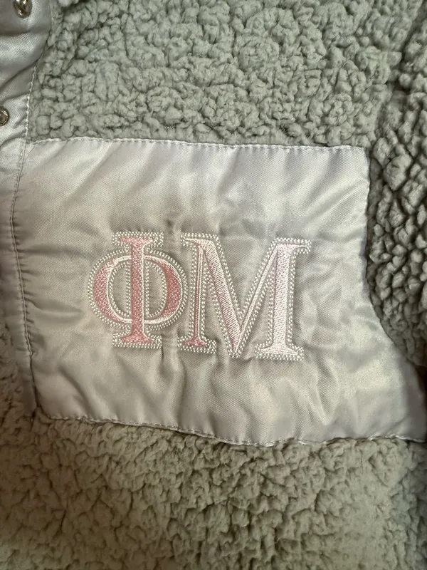 Phi Mu jacket Gray Size M - Image 2
