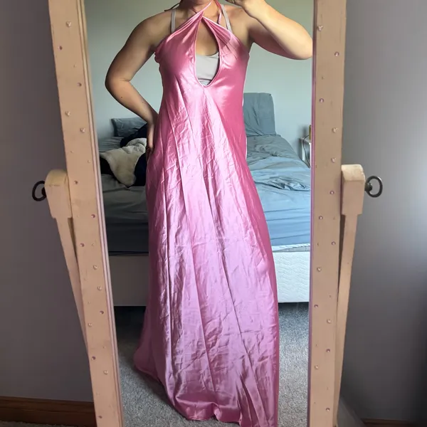 NWT Peppermayo Pink Halter Maxi Dress Symphony Maxi Dress - Image 4