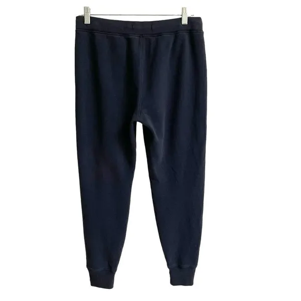 Abercrombie & Fitch navy spellout drawstring joggers S‎ - Image 3
