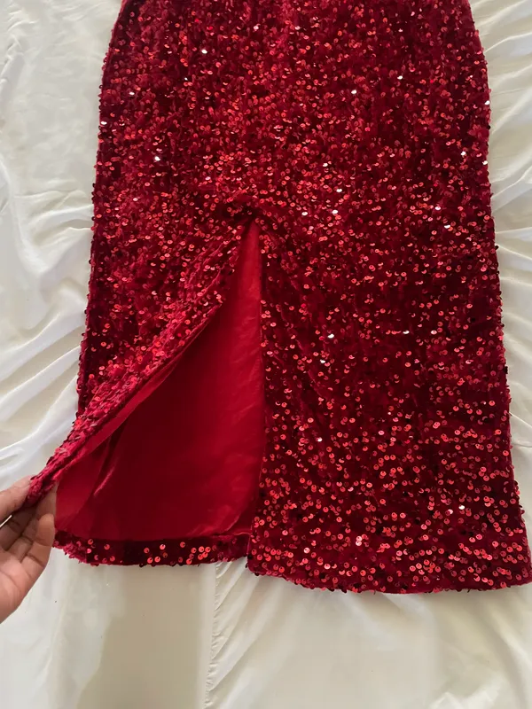 Love & lemonade Sequin Slit Bodycon dress - Image 10
