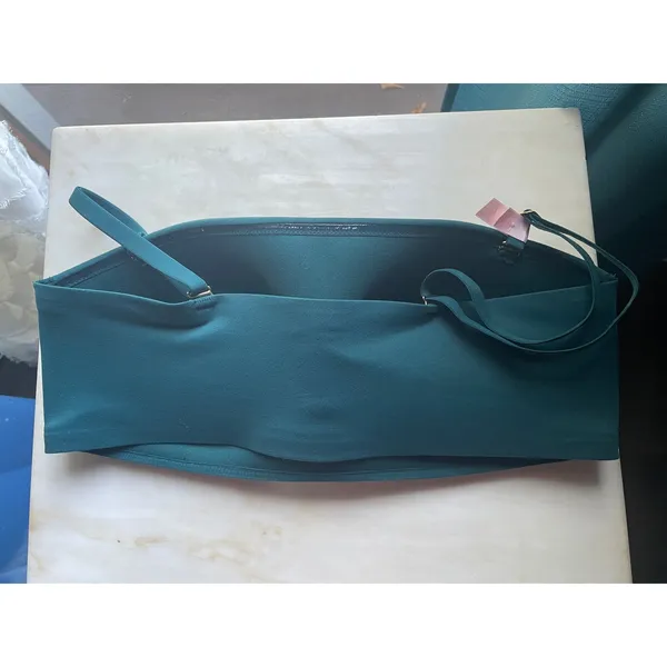 Victorias Secret No Wire Multi Way Bandeau Bra Teal Green Lightly Lined Large - Image 2