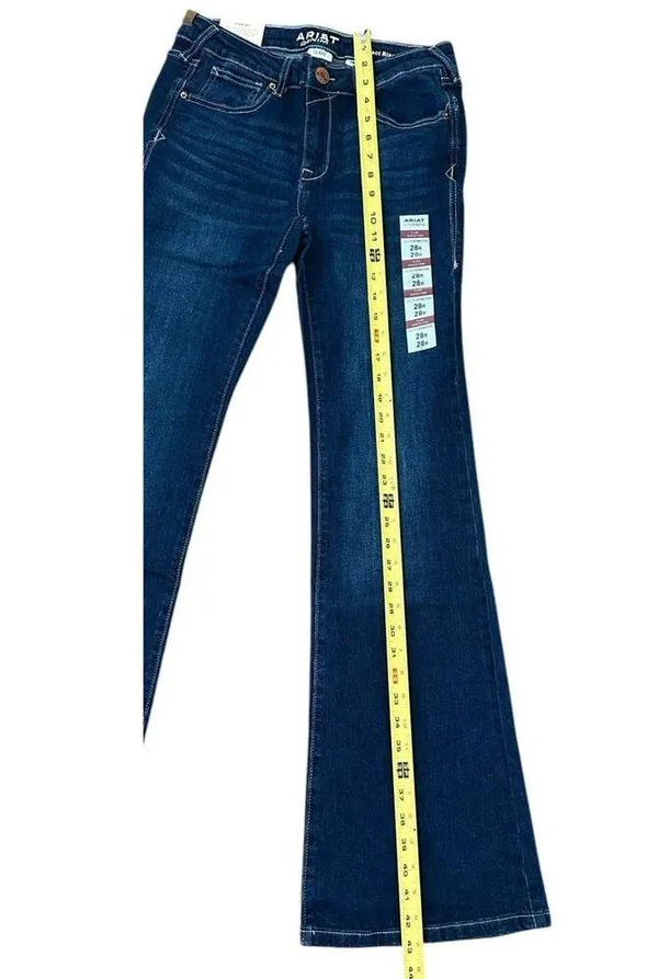 ARIAT Women's Ultra Stretch Perfect Rise Katie Flare Jean 28R - Image 6