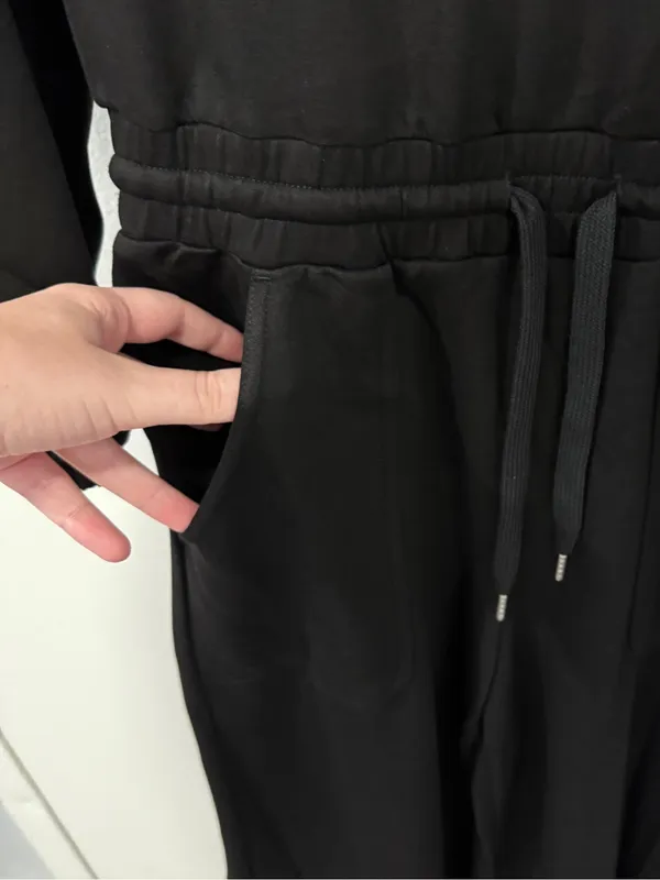 NWT Halara Black Long Sleeve Jumpsuit - Image 3