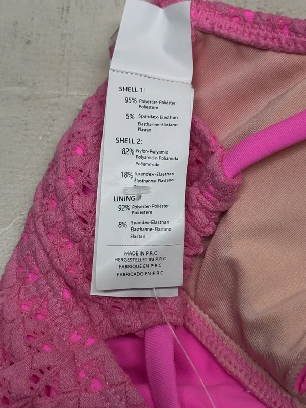 Cupshe Pink Plunge Ruched One Piece Swimsuit - Image 7