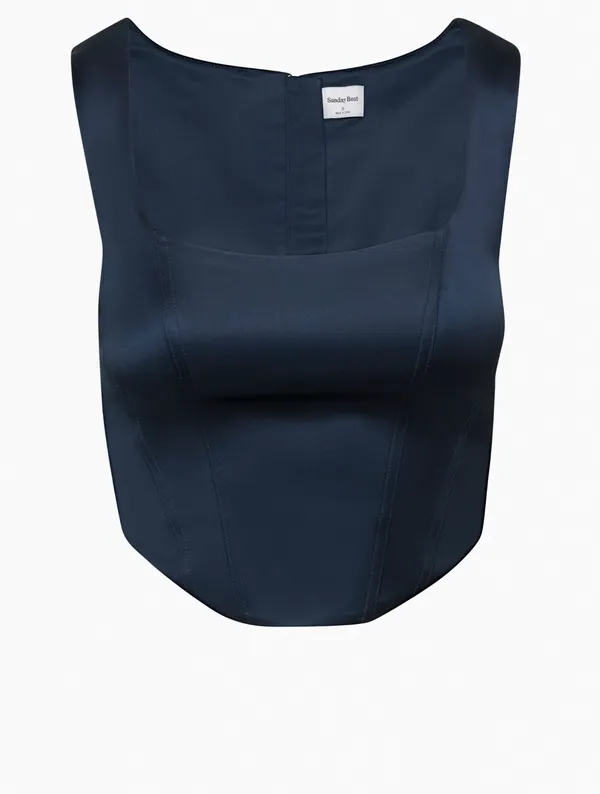 Aritzia Sunday Best Shiloh Satin Bustier Top - Image 2
