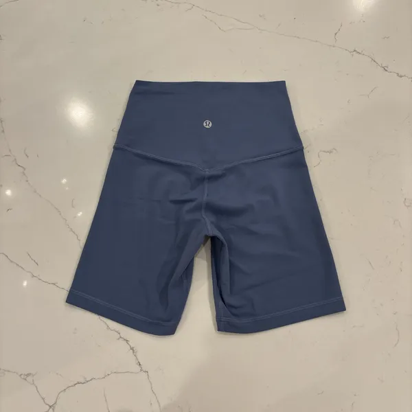 Lululemon align biker shorts 6” inseam oasis blue size 2 - Image 2