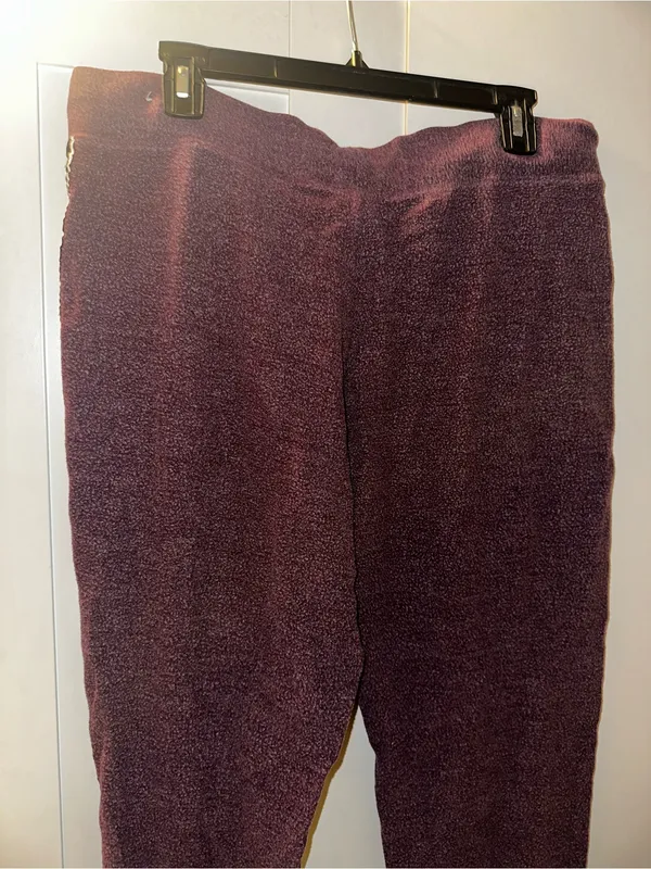 PINK Victoria's Secret Cozy Classic Joggers- Black Orchid - Image 10