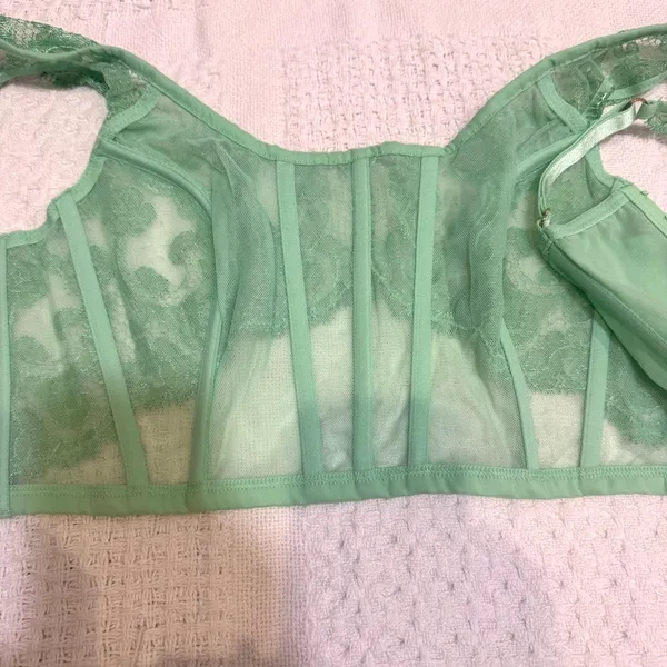 Victoria's Secret Dream Angels small DD Boho cap sleeve corset BC2 3300 - Image 7