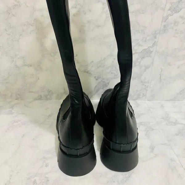 Princess Polly Black Douglas Boots - Image 3