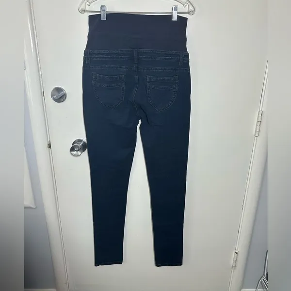 Mamaway maternity Sleek Black High-Waist Skinny Pants size large - Image 7