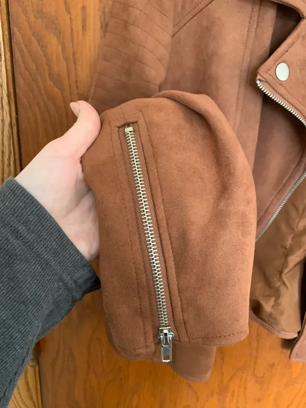 Jack by BB Dakota Suede Moto Jacket - Image 3