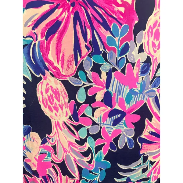 Lilly Pulitzer Raina‎ Dress Garden Getaway Large Excellent Tiered Bell Sleeve - Image 11