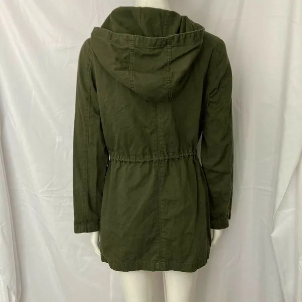 Old Navy 100% Cotton Olive Safari Utility‎ Jacket - Image 4