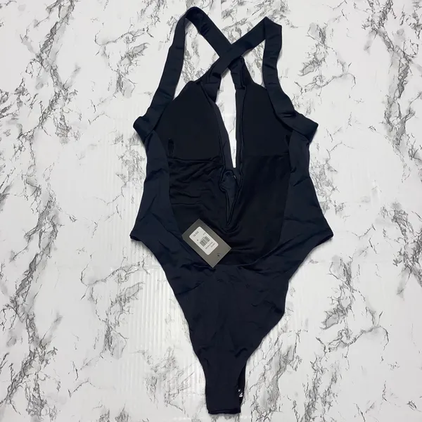 NWT Frederick's of Hollywood Black Naxos One-Piece Swim Bathing Suit Size Medium - Image 5
