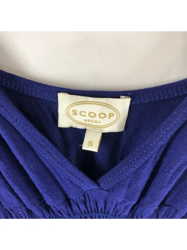 Scoop Beach Womens Purple Spaghetti Strap Midi Dress Size Small - Image 3
