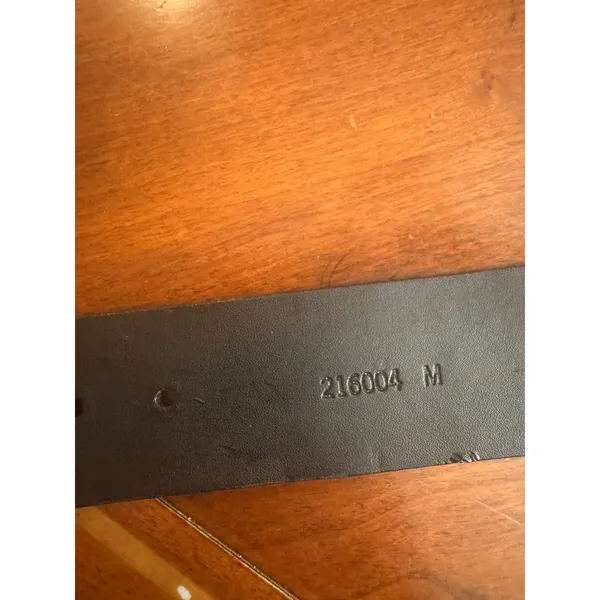 Genuine Italian Leather Belt Size M - Image 7