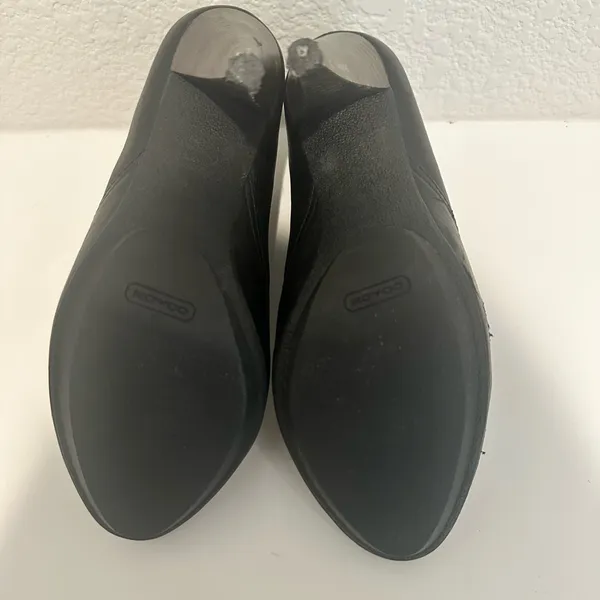 COACH Aliza Black Leather Ankle Boot Booties Size 8 - Image 10
