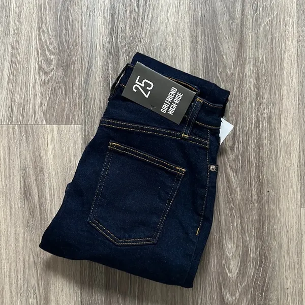 NWT BDG Girlfriend High rise Dark Wash Skinny Jeans 25 Women’ss Stretch. Casual - Image 7