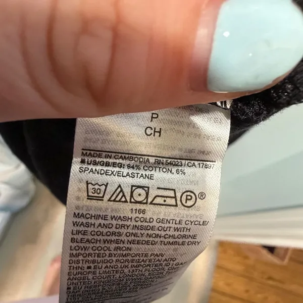 Gap Maxi Dress Black Small Ribbed Minimalist Casual Summer Sleeveless - Image 5