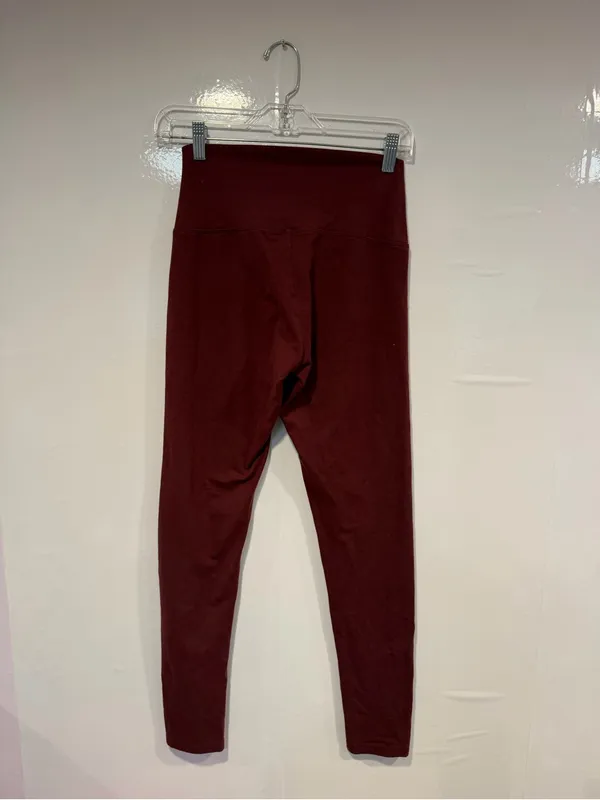 Aerie offline OG cotton High-Waist Burgundy‎ Leggings - Image 3