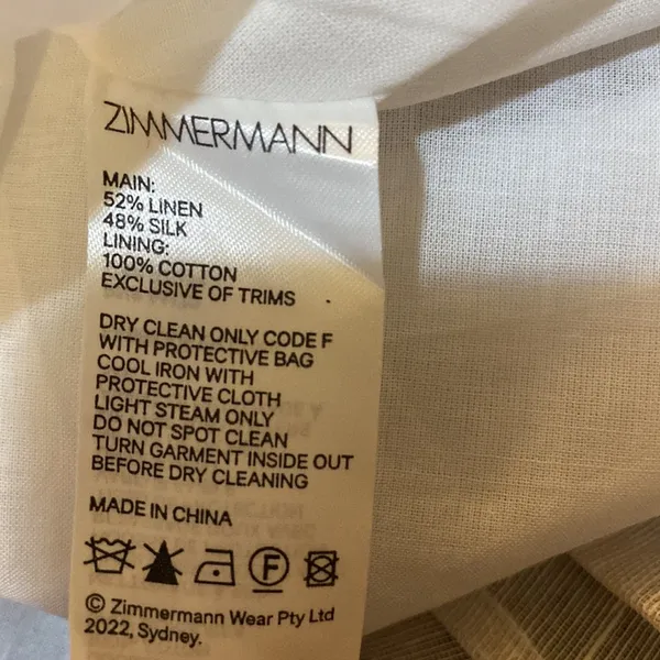 Zimmermann Rhythmic Knot Cut-Out Minidress size 0 - Image 8