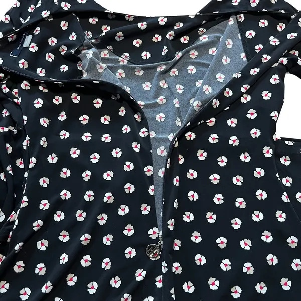 Tommy Hilfiger Floral Bell Sleeve Mini Dress Black | 2 - Image 7