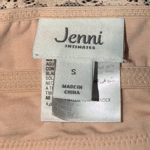 Jenni Intimates Womens Lace Trim Bralette Chai Peach Small 100120857 NWT - Image 5