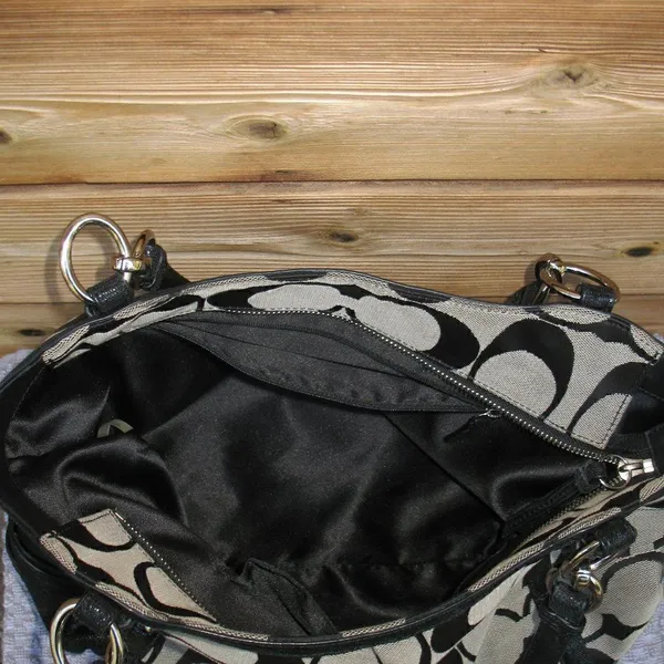 Coach Alexandra Signature Jacquard Large Bag - Image 9