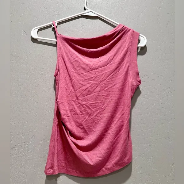 Urban Outfitters Silence + Noise Lia‎ Pink Asymmetrical Tank Top Size XS - Image 2