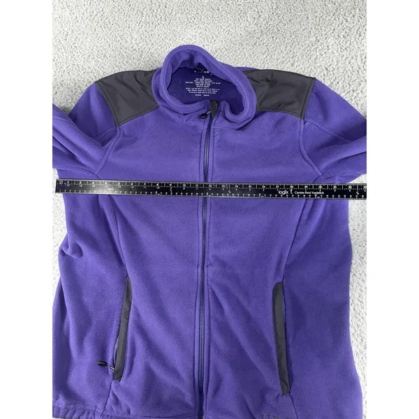 LL Bean Jacket‎ Women Large Fleece Full Zip Polartec Wind Pro Outdoor - Image 3
