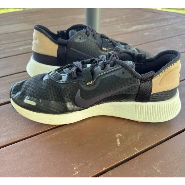 Nike Women’s Reposto Black Running Shoes Black Sneakers Size 9.5 CZ5630-014 - Image 3