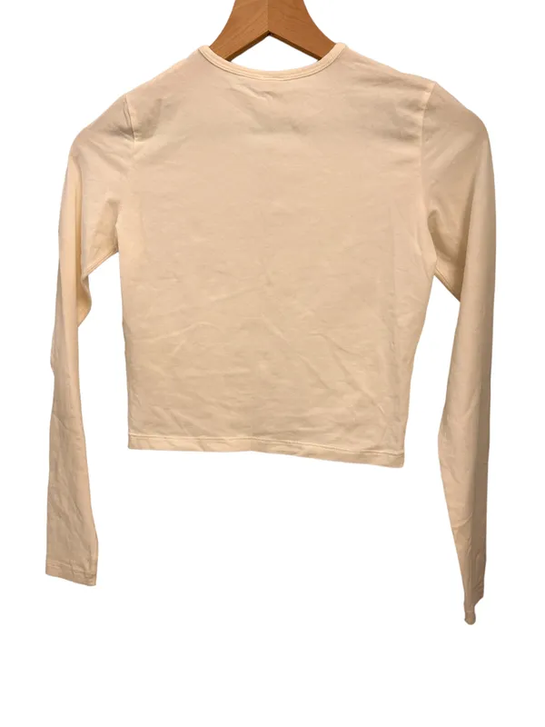 SKIMS New Vintage Crop Long Sleeve T-Shirt Marble - Small NWT - Image 7