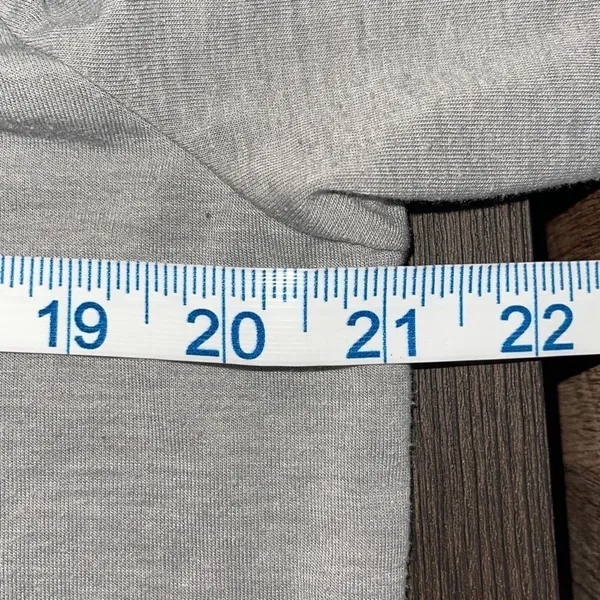 Curfew Womens Pullover Hoodie Long Sleeve Hooded Stretch Pocket Gray Size Medium - Image 6