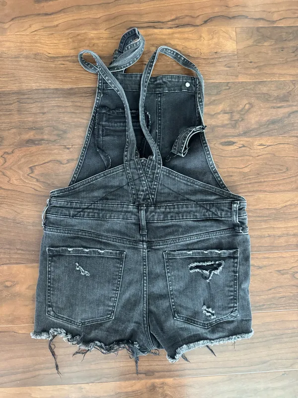 Express Denim Overall Shorts - Image 3
