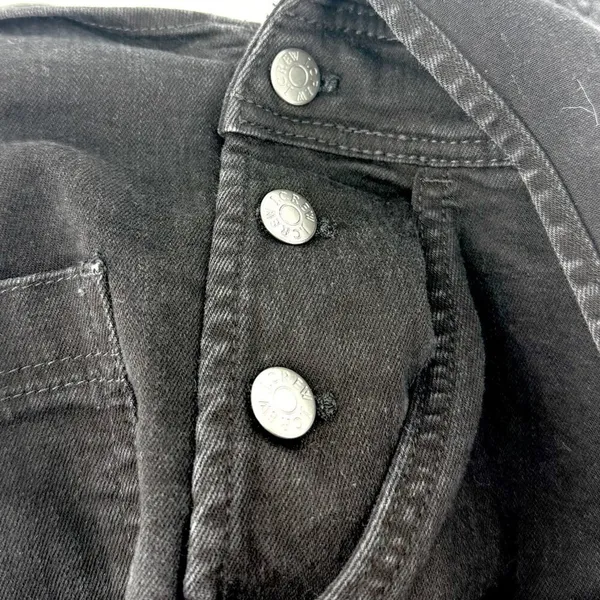 J. Crew Black‎ Denim Bib Overalls Size XXS - Image 11