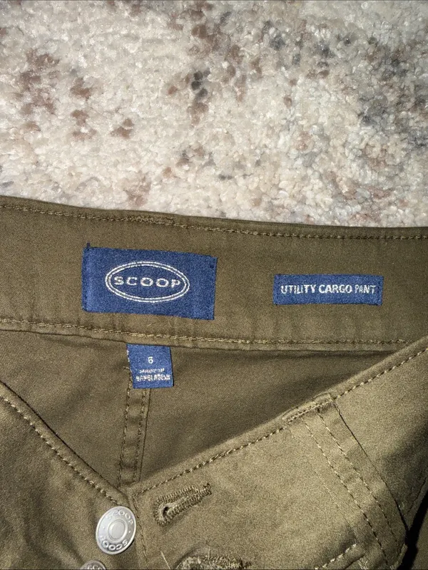 Dickies Olive Green Wide-Leg Cargo Trousers - Image 8