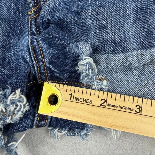 Levi’s 501 Original Cutoff Shorts W28 High Rise Button Fly Frayed Denim - Image 10