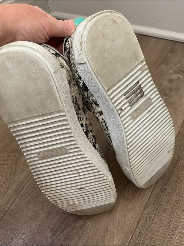 All Saints Trish Sneakers Python Snake Size 9 Animal Print Lace Up Shoes - Image 11