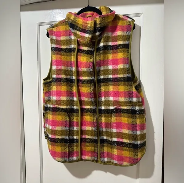 Free people plaid wool vest - Image 4