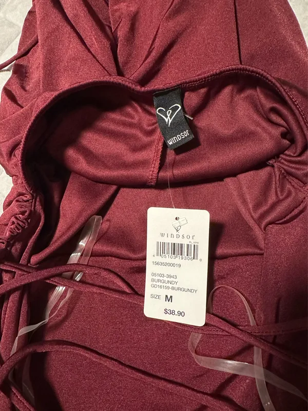 Windsor Maroon Dress - Image 2