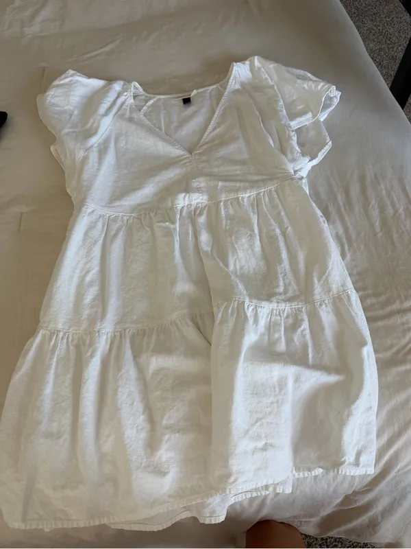 White tiered dress - Image 2