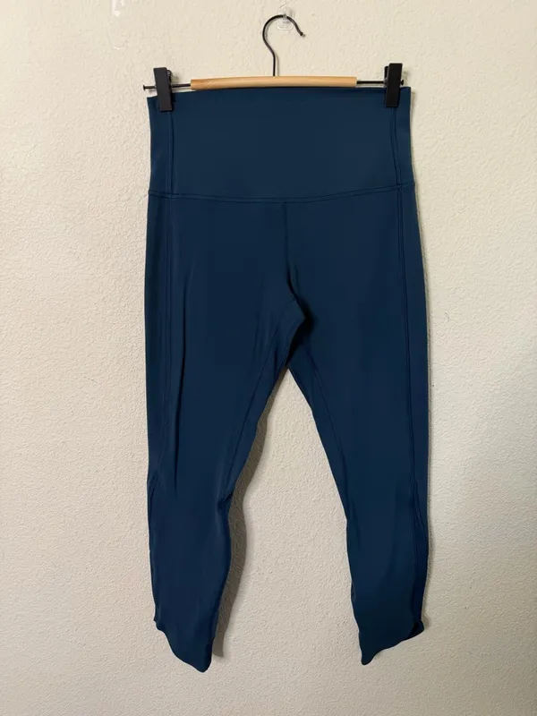 Lululemon‎ Align Pant 25" *Petal Night Diver Teal Blue Womens Size 8 - Image 2