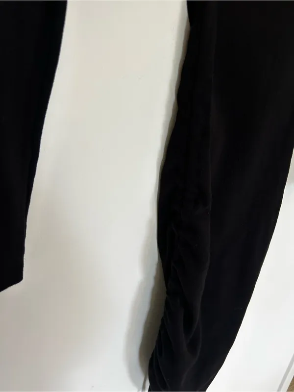 Lioness Black‎ Long Sleeve Ruched Side Mid Length Dress Size XXS - Image 3