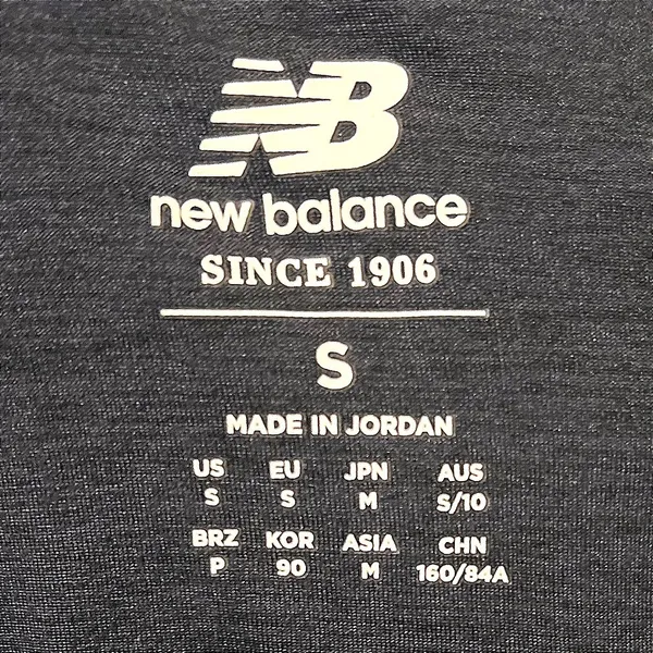 New Balance Sport Spacedye Blue Gray Half Zip Pullover Small‎ EUC - Image 6
