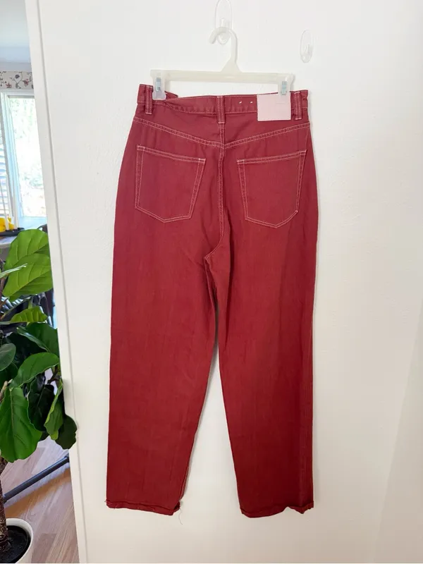 NWT Free People ZGY Hi & Loose Super High Rise Jeans Sz 27 - Image 3