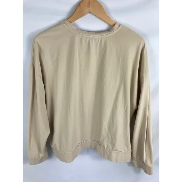 Topshop tan Long Sleeve Top Size M / 8-10 - Image 4