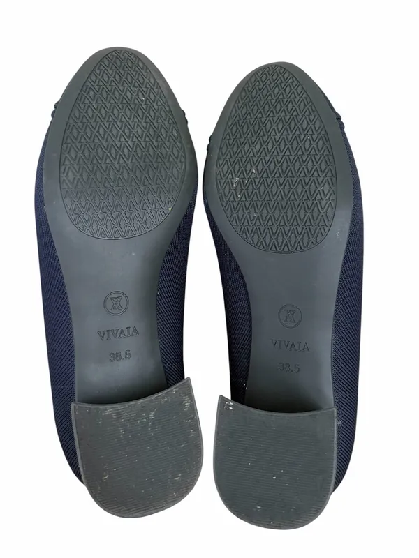 VIVAIA Julie Arch Pro Almond Toe Chunky Heels Size 38.5 US 7.5 - Image 5